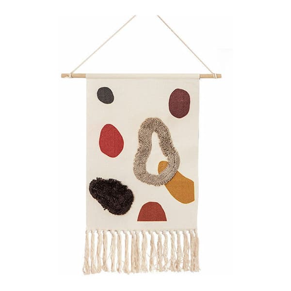 Macrame väggbonad bohemisk handgjord väggbonad macrame vävd gobeläng macrame väggbonad hemväggdekoration för vardagsrum sovrum bröllop