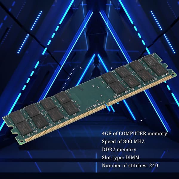 4gb 4g Ddr2 800mhz Pc2-6400 Dator Minne Ram Pc Dimm 240 Pins För Amd