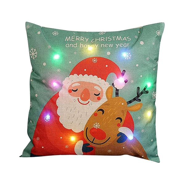 Julbelysning LED Kuddfodral Heminredning Kuddfodral Soffa Blinkande