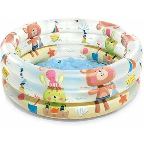 Uppblåsbar pool med uppblåsbar botten 61 x 22 cm 33 liter