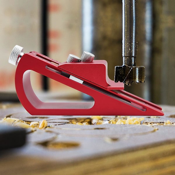 Justerbar höjdmätare för inställningsblock, Kingson Aluminium Precision Woodworking Tools, 1/64" till 1-1/16" räckvidd