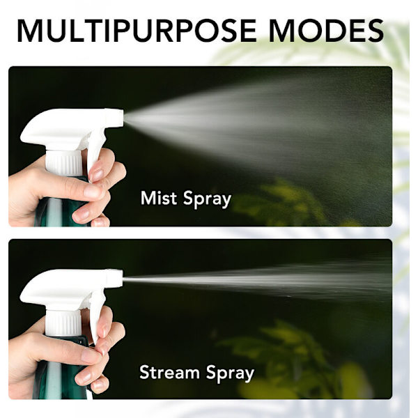 500ml PET Plast Nebulizer 3 lägen Påfyllningsbar Tom Sprayflaska