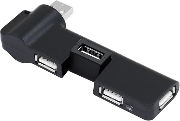 180° svängbar USB 2.0-hubb förlängare