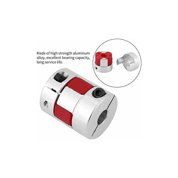 Blommeakselkobling aluminiumslegering blommeakselkobling D25 L30 til stepmotor (10mm-12mm)