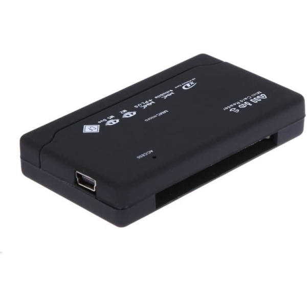 Allt-i-ett USB 2.0 7 i 1 kortläsare minneskort USB-kortläsare CF/SD/xD/MS/SDHC, minneskortläsare, multikortläsare, kortläsareadapter