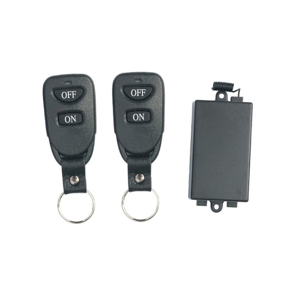 Trådlös fjärrkontrollrelä Transceiver Universal Remote Control Switch Module och 2st RF-sändare fjärrkontroller