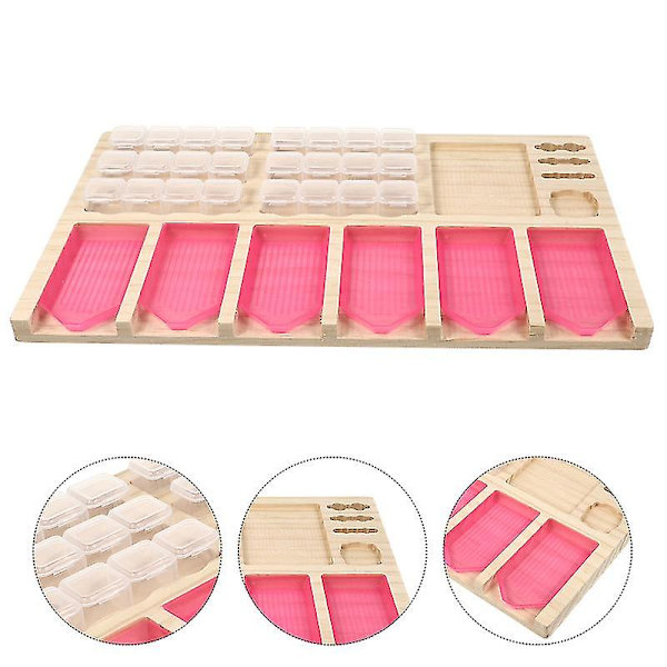 1 set Diamantbild Verktygsbricka