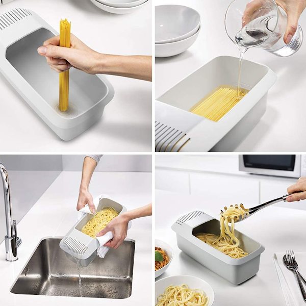Mikrovågsugn pasta ångkokare skål