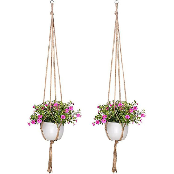 10 st Växt Hängare Blomkruka Växthållare För Inomhus Utomhus Dekorationer 90cm