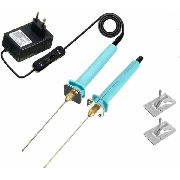 Elektrisk skärare för skum, frigolitskärare 100–240 V/15 W, 10 cm, frigolitskärare, varm trådelektrogravyrstift med nätadapter