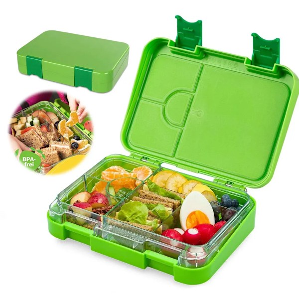 Freetoo Campus lunchlåda, lunchlåda junior barn lunchlåda, bento-låda med variabla fack