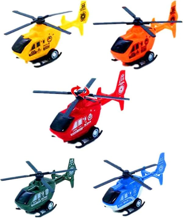 Simuleringshelikoptere Mini Plastik Die Cast Træk Tilbage Helikopter Legetøj Dekoration Træk Tilbage Flymodeller Fly Legetøj Plastik Inerti Legetøj Til Børn
