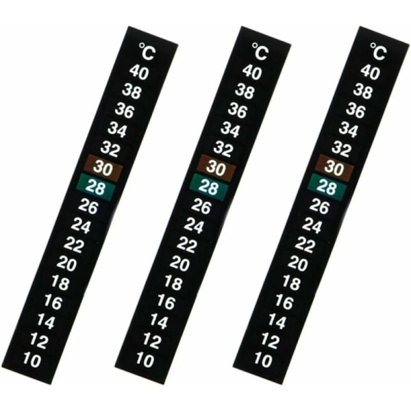 3 st Fish Tank Termometer Stickers, Värmemätning Termometer för Fish Tank