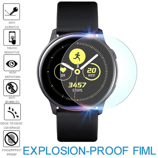 För Samsung Samsung Galaxy Watch Active Tpu Blast Film (2 delar 42 mm) Klar