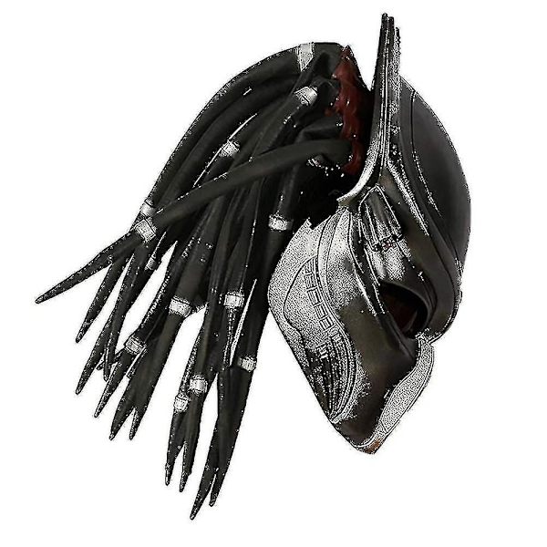Chdz Predator Hjälm Replica Mask Latex Mask Halloween Cosplay Kostym Prop Latex