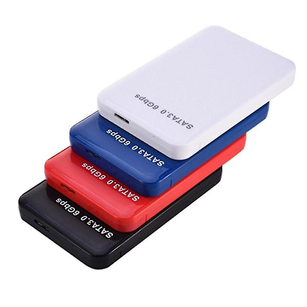 2,5 Tums Hårddiskfodral 4 Färger Hårddiskfodral Usb3.0 Sata3.0 Extern Hdd-hölje Stödjer 3tb