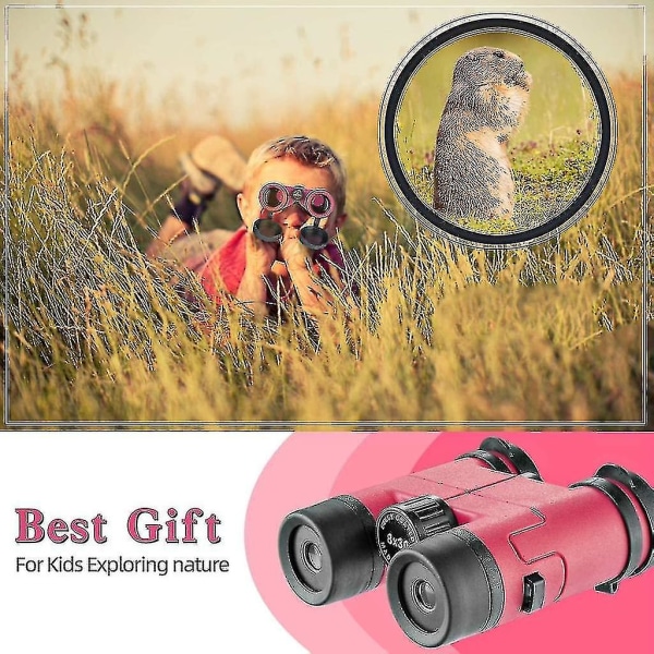 Barnkikare 8*30 Kikare - rosa
