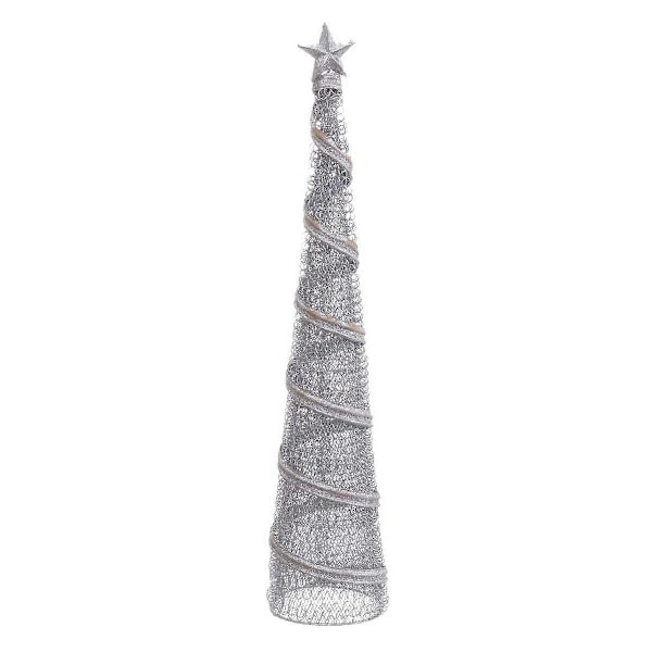 Julgranskulor Silver Metall Konisk 10 x 10 x 50 cm
