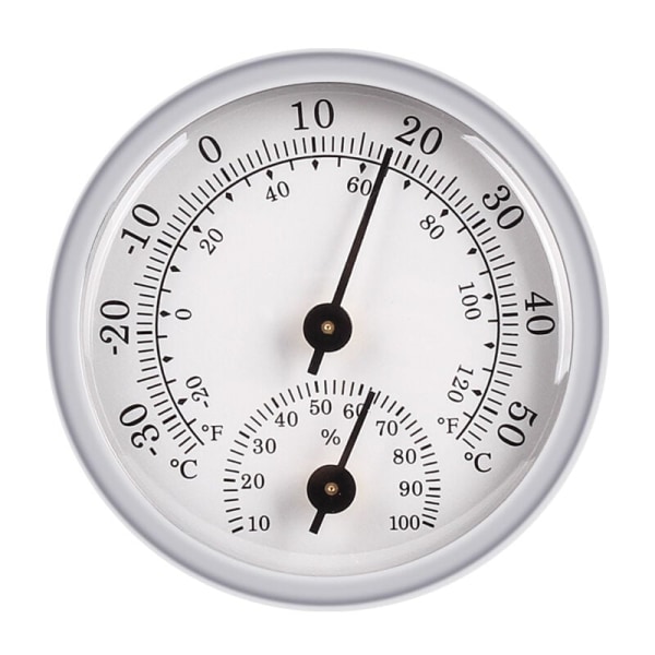 Hygrometer Termometer Triumph Fuktsensor Monitor Detektormätningar Analog termometer för användning i fuktiga uteplatser inomhus och utomhus