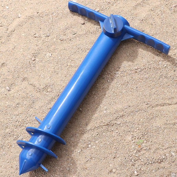 Strandparasollankare Sandborrfäste Universellt Sand Sugspik Borrfäste (Slumpmässig färg)