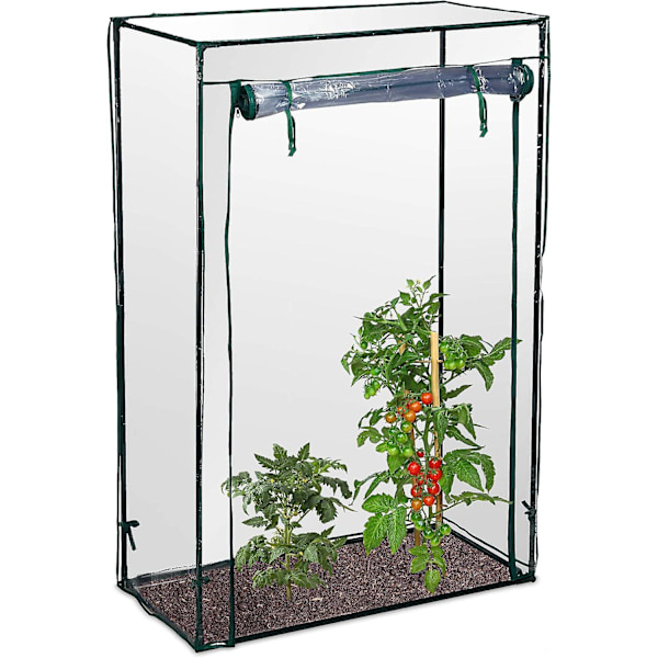 PVC 150 cm högtemperatur växthus kallram stålram folie/tyg presenning stark och transparent