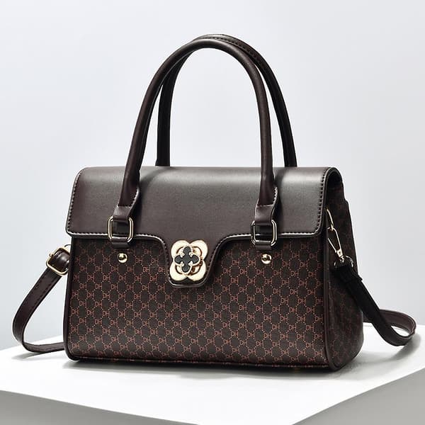Crossbody-väska för kvinnor, handväskor, axelväskor, kaffe