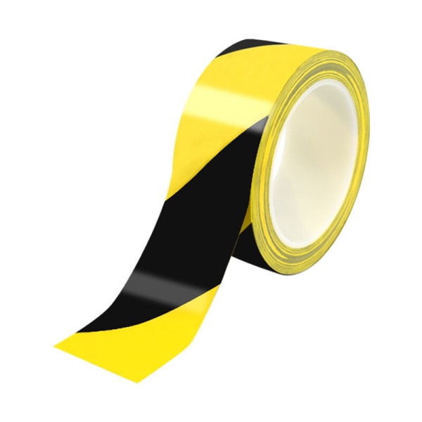 Varningstape Hazard Varningstape Triomphe PVC Golvmarkeringstape 48mm × 33m Gul/Svart.