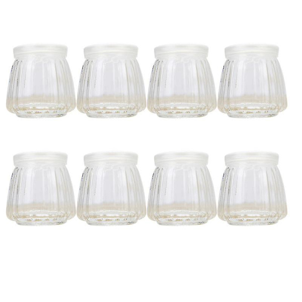 8st Glas Yoghurtburkar