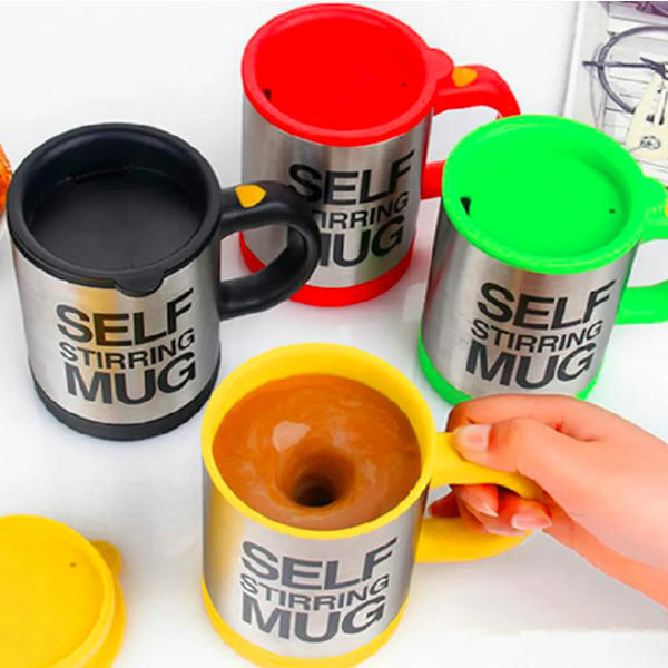 400 ml självomrörande muggset med 2 kaffemuggar självomrörande mugg kaffemugg automatisk kaffeblandningsmugg