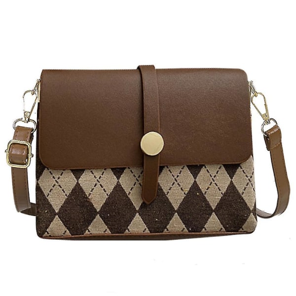 Crossbody-väska axelväska för kvinnor små handväskor mode