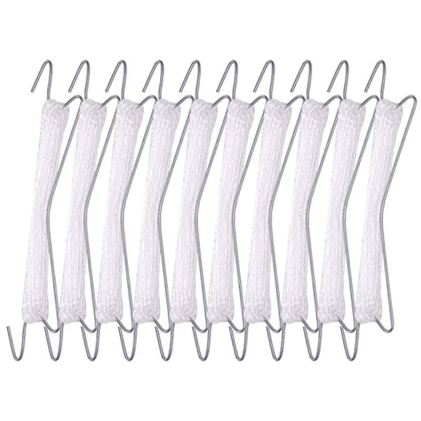 Tomato Support Hooks, J Tomato Support, 12 Pieces Tomato Rope Hooks Support with 10m Rope, Tomato Hook, Tomato Hook Clips.