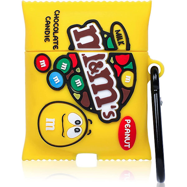 Til Airpod 2/1 Etui Mad Design Cover Til Airpods Silikon Etuier Air Pods Sød Sjov Tegneserie 3d Kawaii Sjov Blød Designer Unik Mode Cool Smuk Fo