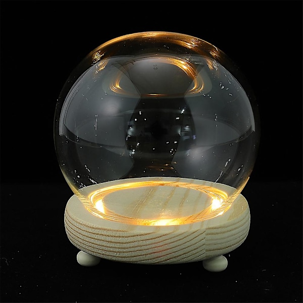 Hemdekoration Kupol Displayfodral Glas Tårta Skydd Dekorativ Glas Klocka Glaskupol Klocka Dessert Display Skydd