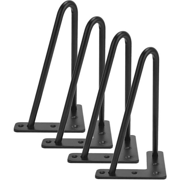 8 tommer hårnåle ben tungmetal industrimøbler otto design bordben