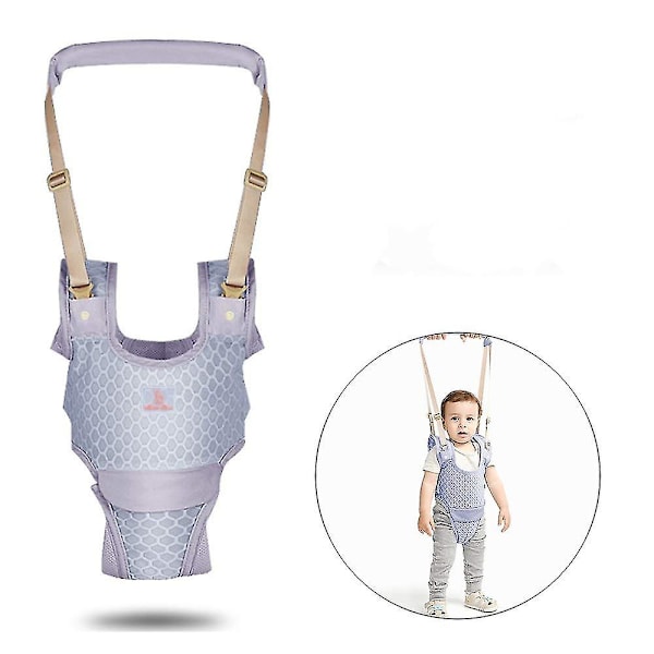 Justerbar Baby Learning Walker Sele & Hållbälte För 7-24 Månader (Lila)