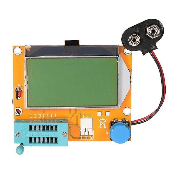 Lcr-t4 Esr Meter Transistor Tester Diod Triod Kapacitans Scr Induktans Multimeter Verktyg utan case