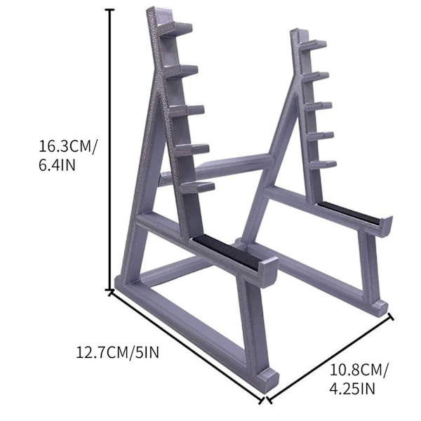 Mini Squat Storage Rack Black