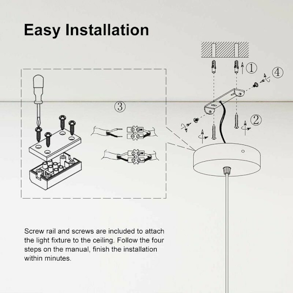 Metallpendellampa, E27-sockel med kabel, 100 cm hängande rep, hängande kabel, idealisk för takbelysning, vit?