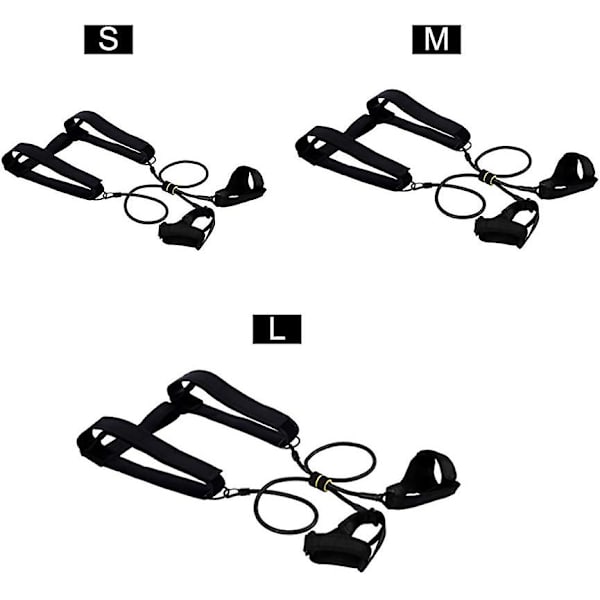Simträning koppel, 50 cm, simning elastisk sladd, lämplig för simentusiaster