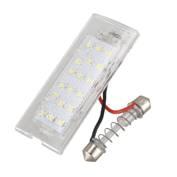 Par felfria LED-nummerskyltslampor för X5 E53 X3 E83 03-10