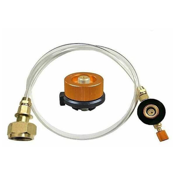 Gasadapter slang set anslutning gaspatron för campingspisadapter