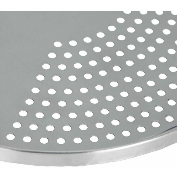 Clip-On-Edelstahl-Pfannenabtropf-Küchenutensilien-Sieb Hxl: 32,5 x 13 cm Metall, silber