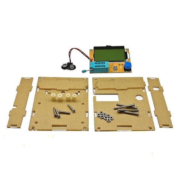 Lcr-t4 Esr-mätare Transistor Tester Diode Triode Kapacitans Scr Induktans Multimeter Verktyg Med Ca