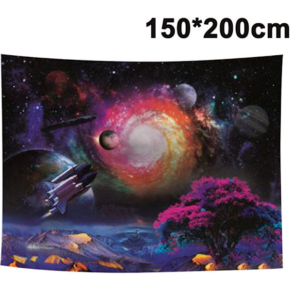 Galaxy Starry Sky Tapestry Universe Space Tapestry Wall Hanging Psychedelic Mysterious Nebula Star Tapestry for Living Room Dorm