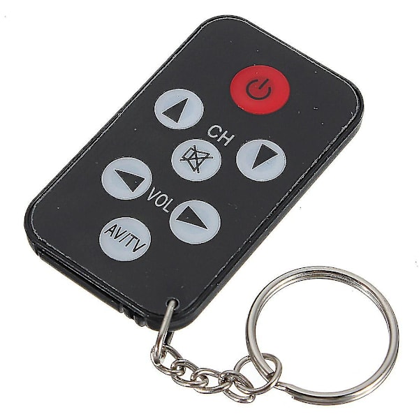 Universal 3pcs Infraröd Ir Mini Tv Fjärrkontroll Nyckelring Nyckelring
