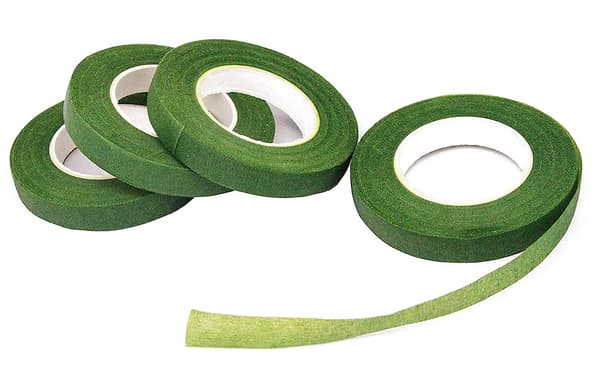 6 Ruller Mørkegrønn Blomstertape (1/2\" Bred, 30 Yard/Rull)