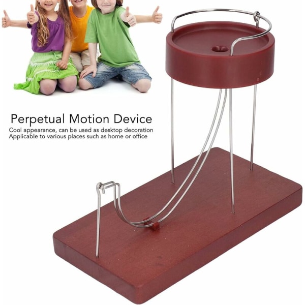 Perpetuum Mobile, Kinetic Art Electric Perpetuum Mobile Desktop Toy, Rolling Balance Kinetic Energy Model, Creative Stress Relief Gifts