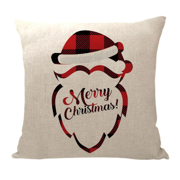 Hemma Jul Dekoration Kuddfodral Familj Kuddfodral Kast Kuddfodral Linne Kuddfodral