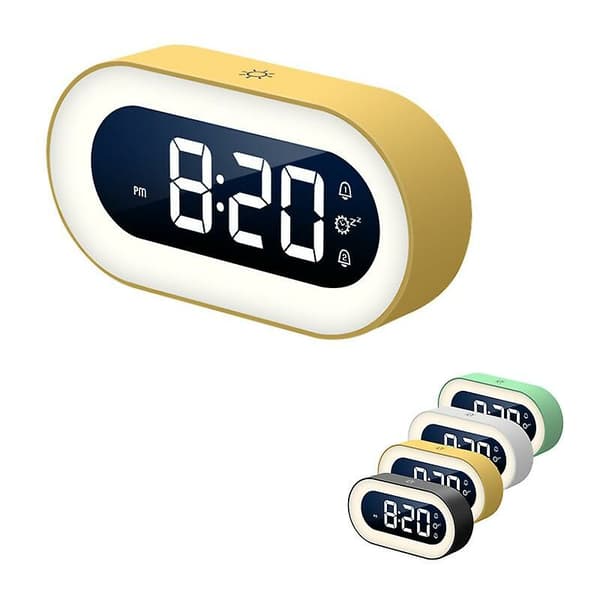 USB stor skärm digital väckarklocka/batteridriven spegeldesign