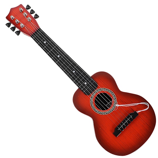 Barnens Mini Instrument Leksak Barnleksak Gitarr Pedagogisk Gitarr 6 Strängar Mini Gitarr